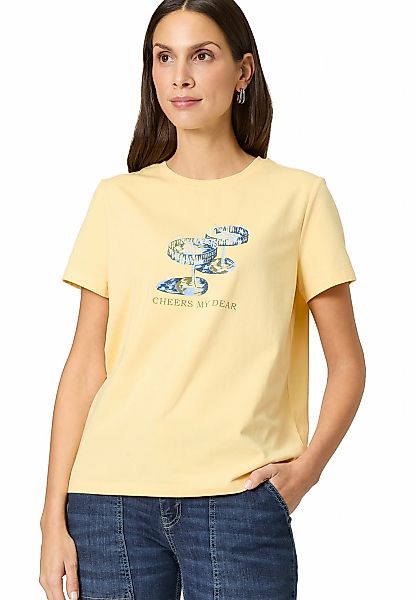 Zero Kurzarmshirt "zero Damen Shirt mit Motiv", (1 tlg.), weiteres Detail günstig online kaufen