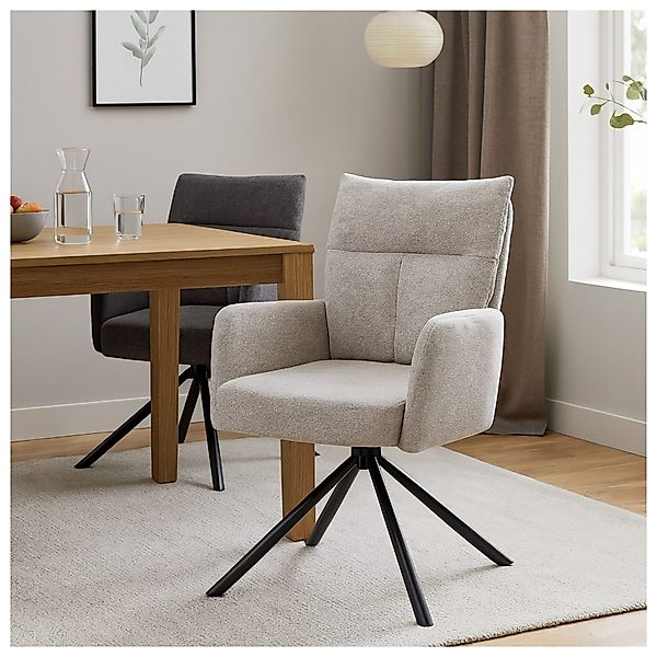 HTI-Living Esszimmerstuhl Esszimmerstuhl Kyra Beige 2er-Set günstig online kaufen