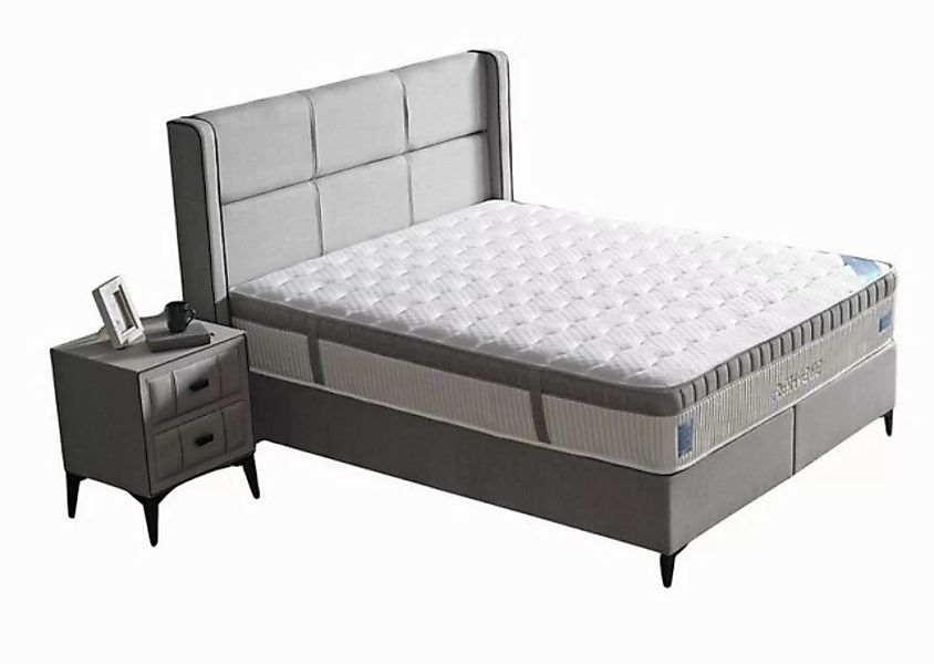 Villa Möbel Boxspringbett Fresh (Bett Set, Bett Set aus Bettkasten, Kopftei günstig online kaufen