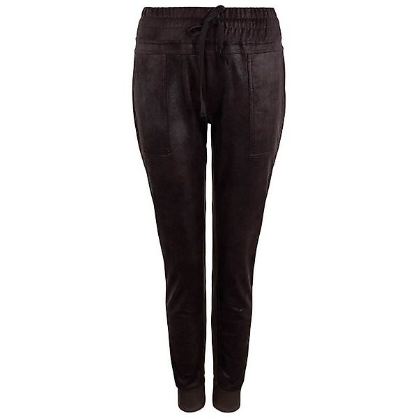 Moscow Design Lederimitathose Willow Pants Fake Wildleder Jogger mit elasti günstig online kaufen