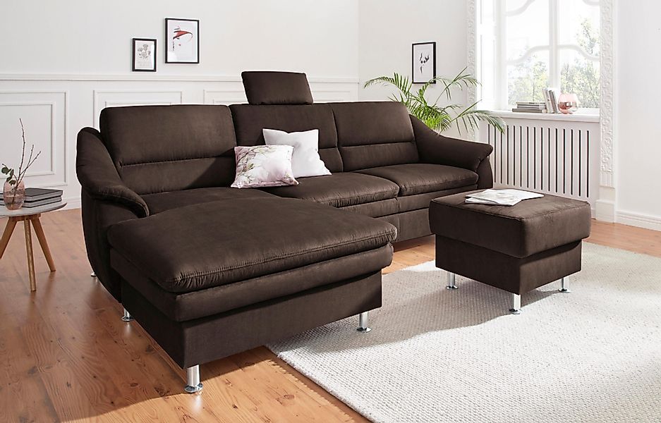 sit&more Ecksofa Cardoso L-Form, mit Federkern, günstig online kaufen