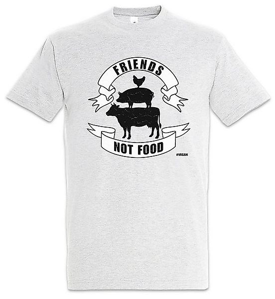 Urban Backwoods Print-Shirt Friends Not Food Animals Herren T-Shirt Veganer günstig online kaufen