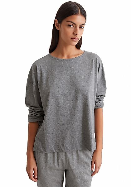 Marc OPolo Pyjamaoberteil "Mix & Match Cotton-Woven", Rundhalsausschnitt, S günstig online kaufen