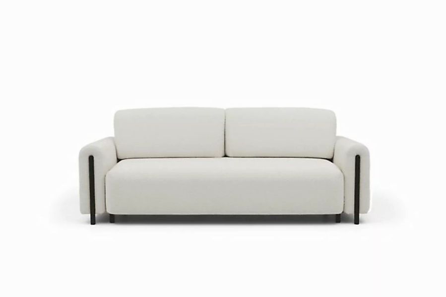 MOEBLO Sofa Supernova, Sofa us Boucle mit Holzeinsatz Couch Polstermöbel Wo günstig online kaufen