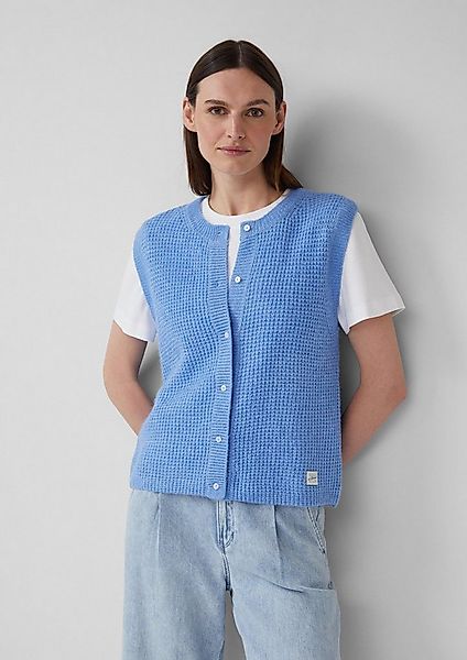 s.Oliver Cardigan Strickjacke Strickweste aus Alpakamix günstig online kaufen