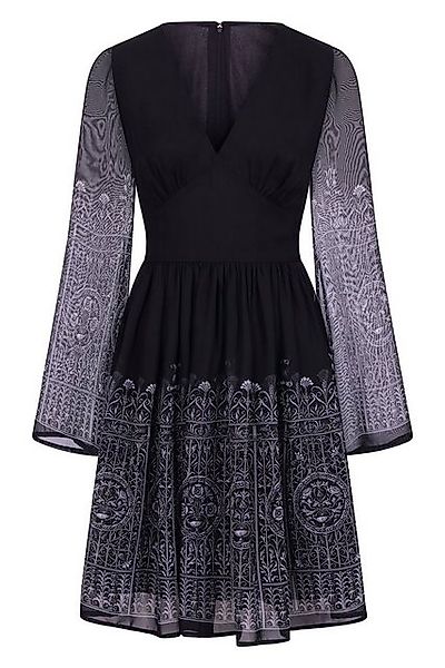Hell Bunny A-Linien-Kleid Secret Gate Vintage Retro Gothic günstig online kaufen