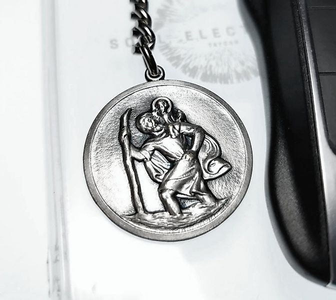 PistolaPeppers Schlüsselanhänger mit Gravur Metall Schlüsselanhänger Christ günstig online kaufen