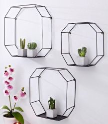 Creativ home Deko-Wandregal Set, 3 Stk. tlg. Dekoregal, Wanddeko, bestehend günstig online kaufen
