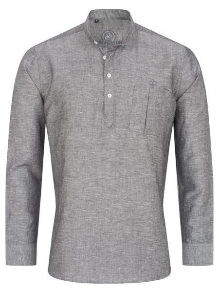 Indumentum Leinenhemd Herren Hemd Schlupfhemd Mao günstig online kaufen