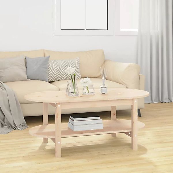 Vidaxl Couchtisch 110x55x45 Cm Massivholz Kiefer günstig online kaufen