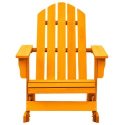 Adirondack-schaukelstuhl Massivholz Tanne Orange günstig online kaufen