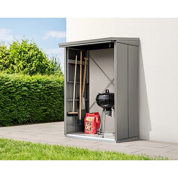 Hörmann Kaminholzregal Elegant-V Typ 1 aus Metall RAL9007 Graualuminium günstig online kaufen