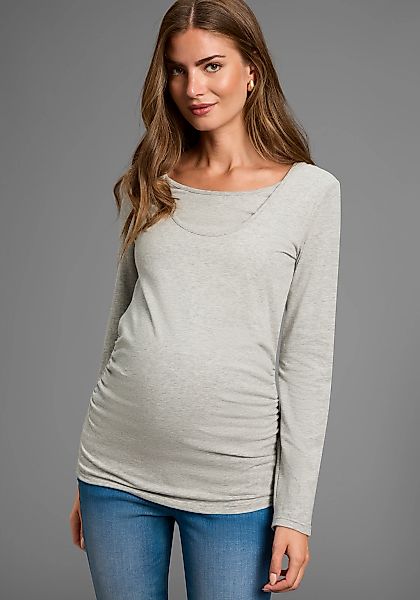 Neun Monate Umstandsshirt "2er Pack Stillshirts mit praktischem Ausschnitt" günstig online kaufen