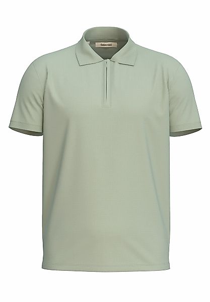 SELECTED Poloshirt "SLHFAVE ZIP SS POLO NOOS" Baumwollmischung, regular fit günstig online kaufen