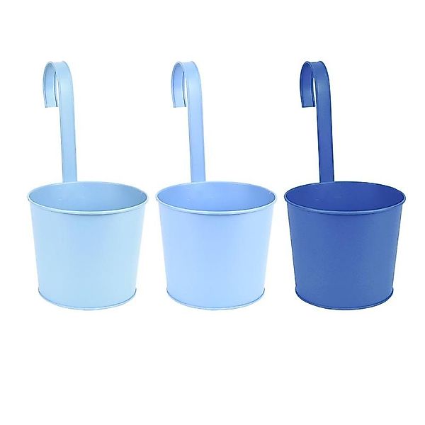Rivanto Blumentopf Blautöne, mit Haken, für günstig online kaufen