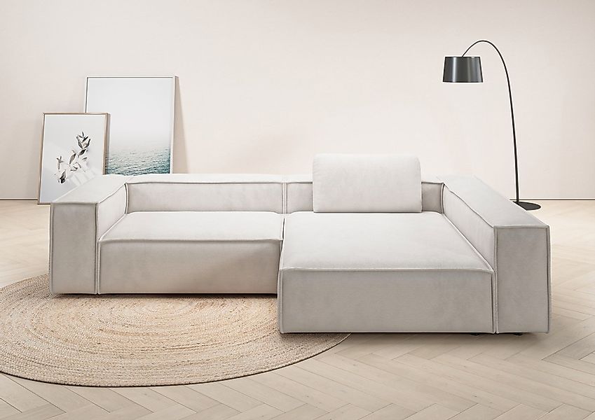 Home affaire Ecksofa "Watertown, moderne XXL L-Form, 306 cm breit" Komforta günstig online kaufen