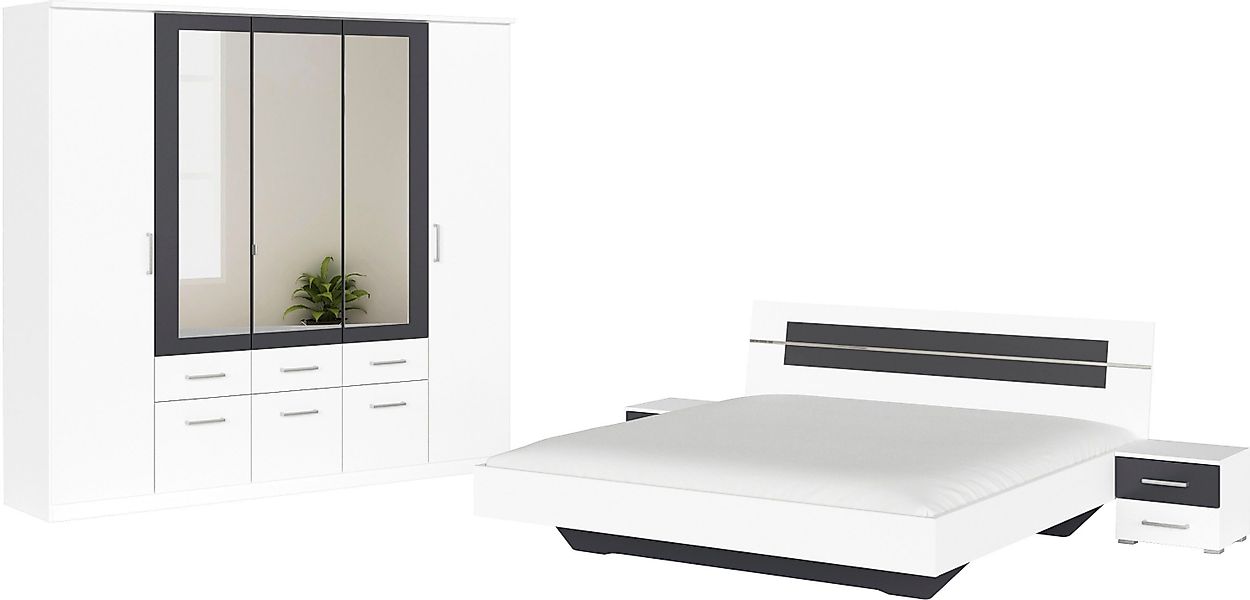 rauch Schlafzimmer-Set Komplettschlafzimmer Schlafzimmer BURANO mit günstig online kaufen