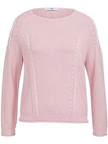 Rundhals-Pullover Peter Hahn rosé günstig online kaufen