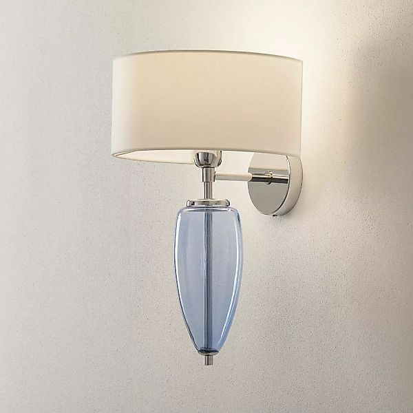 Wandlampe Show Ogiva mit Glaselement blau günstig online kaufen