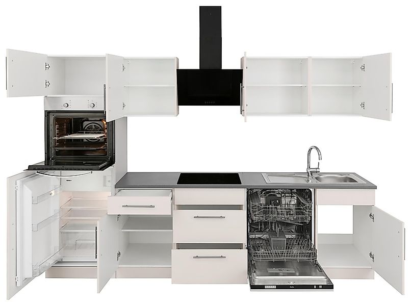 wiho Küchen Küchenzeile "Cali, TOPSELLER" ohne E-Geräte, Breite 280 cm günstig online kaufen