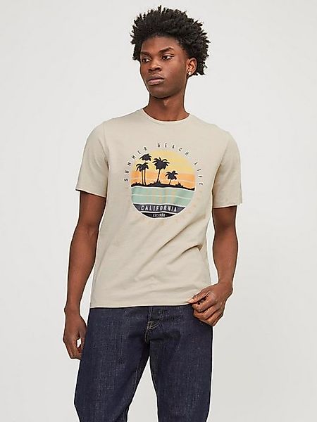 Jack & Jones Kurzarmshirt JJSUMMER VIBE TEE SS CREW NECK LN günstig online kaufen