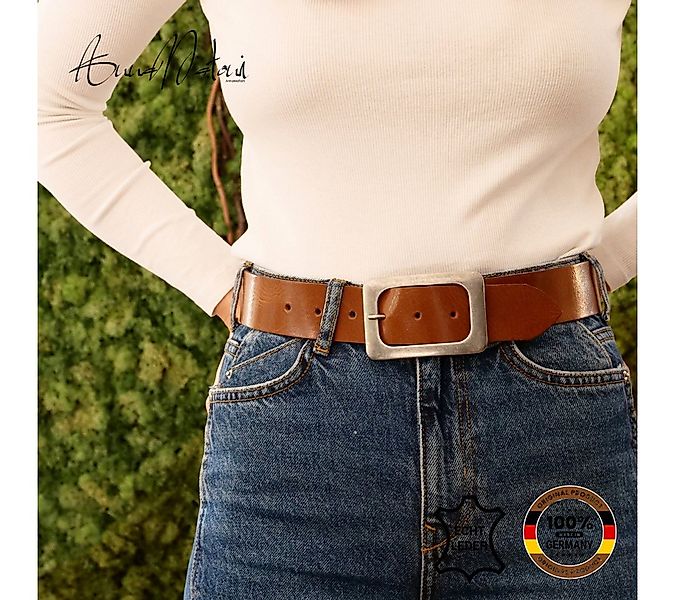 AnnaMatoni Ledergürtel AnnaMatoni Ledergürtel Blu Ledergürtel Blu günstig online kaufen