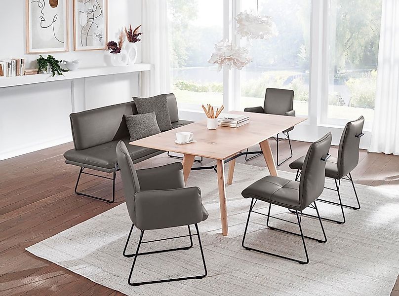 K+W Komfort & Wohnen Essgruppe »Giacomo IV«, (6 tlg.), Polsterbank in 2 Grö günstig online kaufen