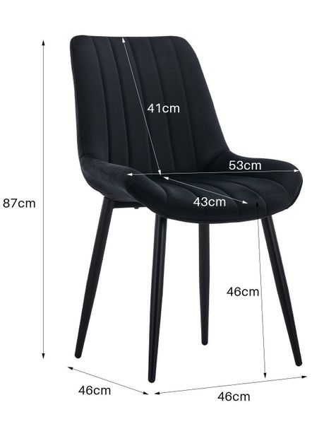 Ofcasa Esszimmerstuhl Küchenstühle (2er Set), Samt günstig online kaufen