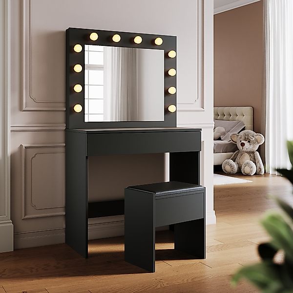 SONNI Schminktisch Moderne schwarze Schminktische, mit günstig online kaufen