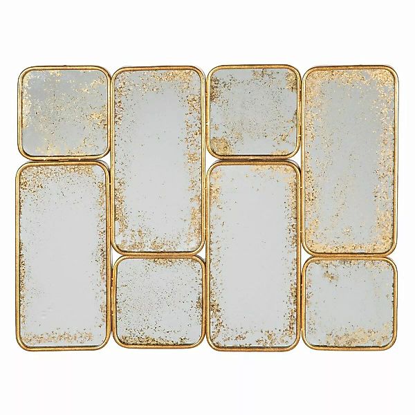 Wandspiegel 72,5 X 4 X 54,5 Cm Gold Metall günstig online kaufen