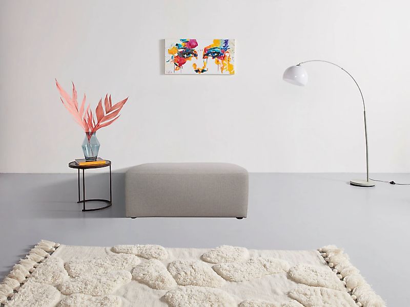 INOSIGN Polsterhocker "Koa, Hocker, passend zur Modulserie KOA", in Webstof günstig online kaufen