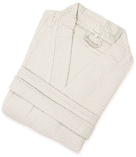 Kayori Bademantel Geisha, Kurzform, Baumwolle, Gürtel, günstig online kaufen