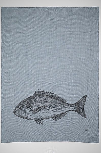 17,30 Hamburg Geschirrtuch Halbleinen, Fisch, (1-tlg), günstig online kaufen