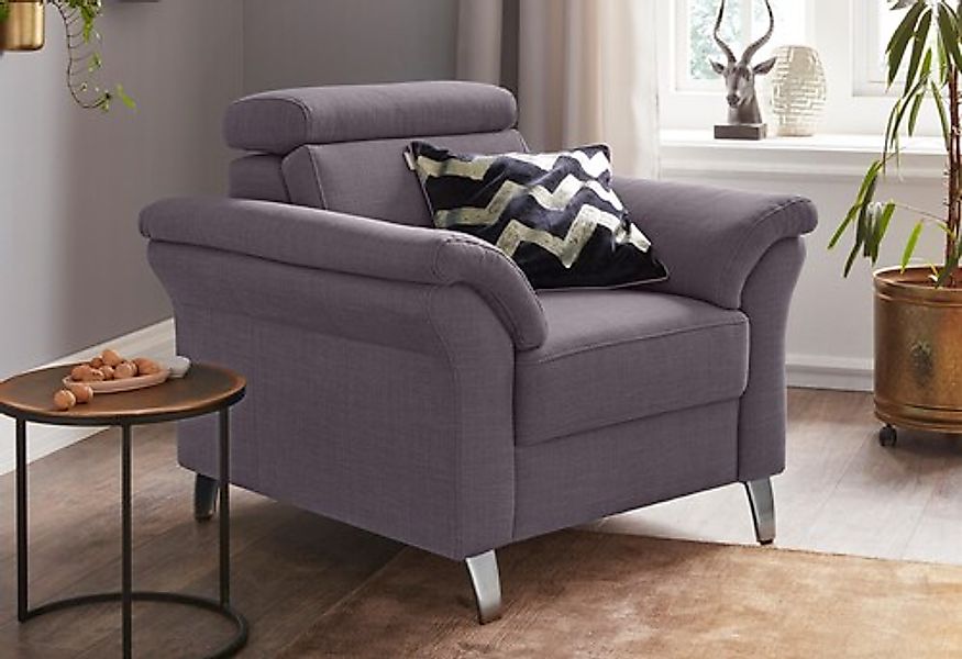 sit&more Sessel »Arngast« inklusive Federkern und Kopfteilverstellung günstig online kaufen