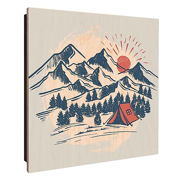Banjado Großer Schlüsselkasten Holz 30x30cm Schwarz Scharnier Links 50 Hake günstig online kaufen
