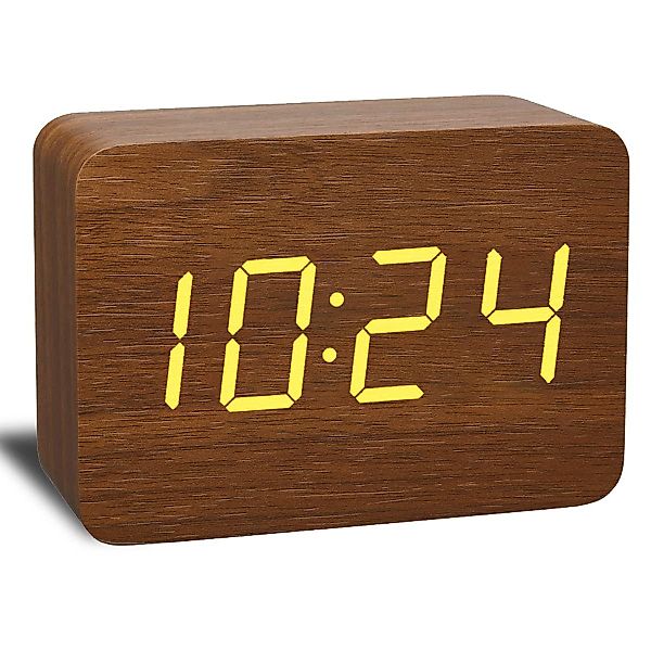 RWEUOQ Wecker Digitaler Wecker Holz-Optik, elektronische günstig online kaufen