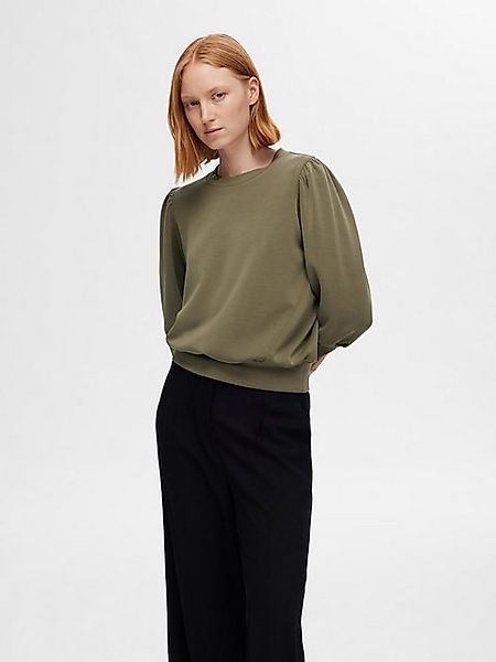 SELECTED FEMME Blusenshirt locker geschnitten Rundhalsausschnitt SLFTENNY 3 günstig online kaufen