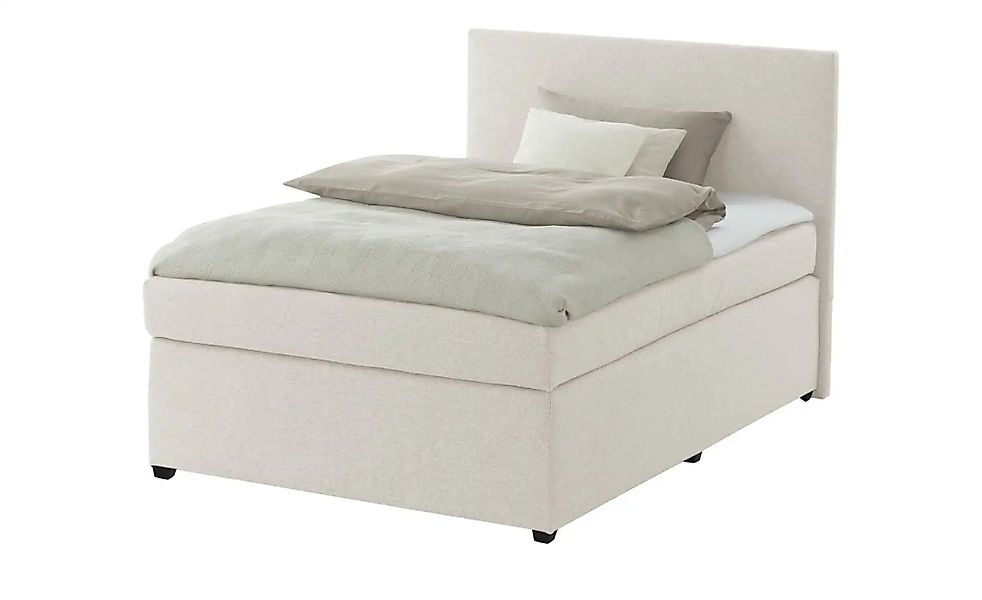 Boxspringbett mit Matratze und Topper  H3 Duke ¦ creme ¦ Maße (cm): B: 97 H günstig online kaufen
