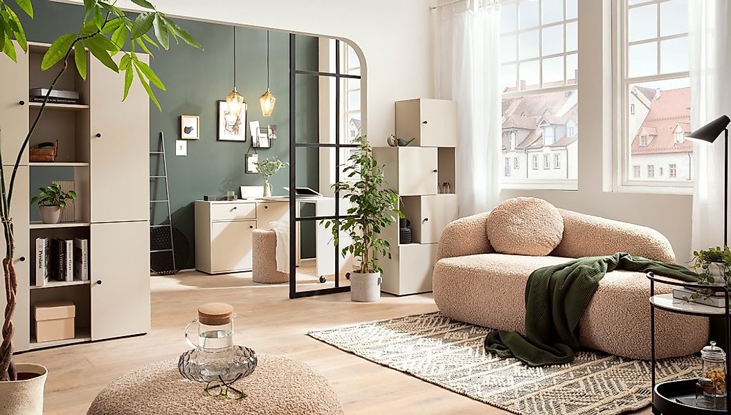welltime Raumteiler "Lovund, Breite 104 cm", 2 Türen mit Softclose-Funktion günstig online kaufen