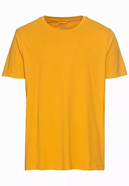 camel active T-Shirt, mit Logostickerei auf der Brust günstig online kaufen