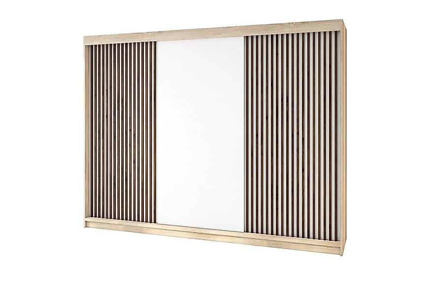 A&J MöbelLand GmbH Schiebetürenschrank IOSA 200 cm mit 4 Schubladen, und 3D günstig online kaufen