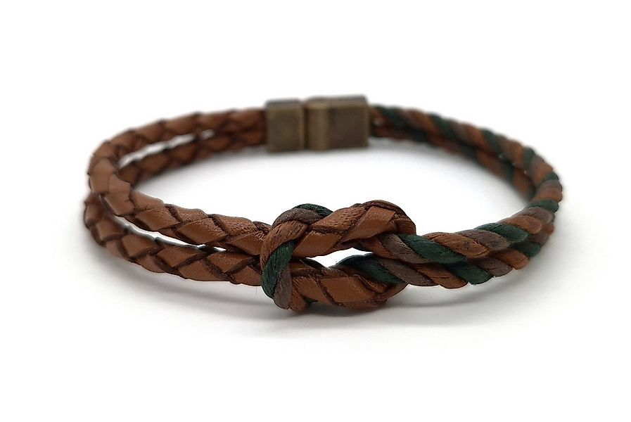 NAHLE Lederarmband Elegantes Leder Armband aus Echtleder Armband (inklusive günstig online kaufen