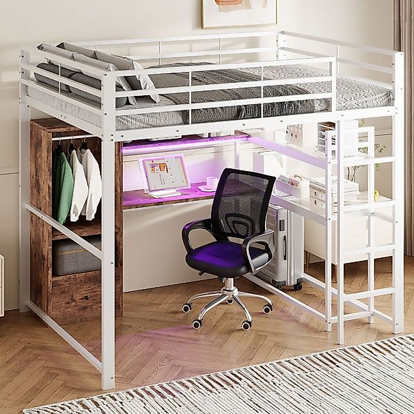 TavilaEcon Hochbett Kinder-Hochbett mit integrierter Schubladen günstig online kaufen