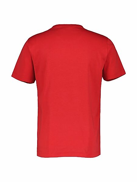 LERROS T-Shirt "Basic T-Shirt mit Logostitch, unifarben" günstig online kaufen