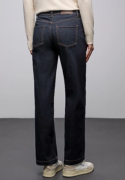 STREET ONE 5-Pocket-Jeans Rinsed Wide Leg Jeans günstig online kaufen
