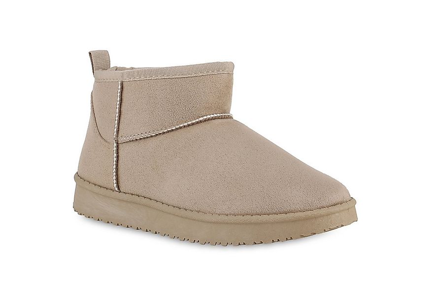 VAN HILL 840658 Winterstiefelette Damen Warm Gefütterte Winter Boots Bequem günstig online kaufen