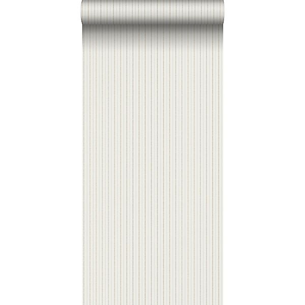 Sanders & Sanders Tapete Streifen Gelb und Beige 53 cm x 10.05 m Sanders & günstig online kaufen