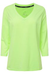 Laurasøn T-Shirt Basic-Shirt V-Ausschnitt 3/4-Arm günstig online kaufen