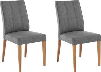 INOSIGN Esszimmerstuhl (Set) 2 Stk. Struktur (100% Polyester) Rückenlehne m günstig online kaufen