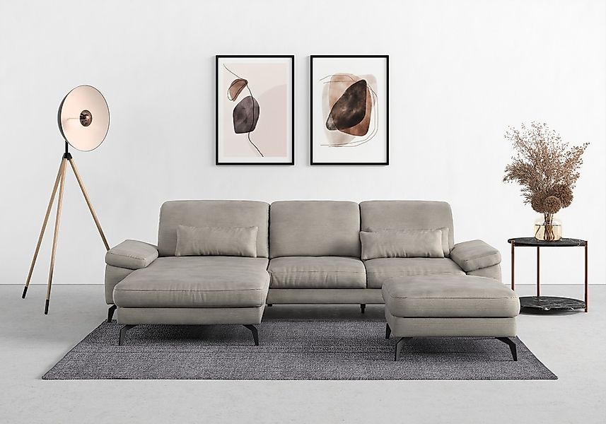 sit&more Ecksofa "Cabana L-Form", Recamiere, wahlweise mit Sitztiefen-, Arm günstig online kaufen